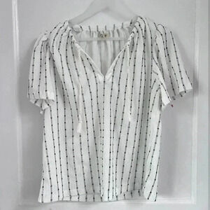 Madewell Tie-Neck Tunic Top NEW